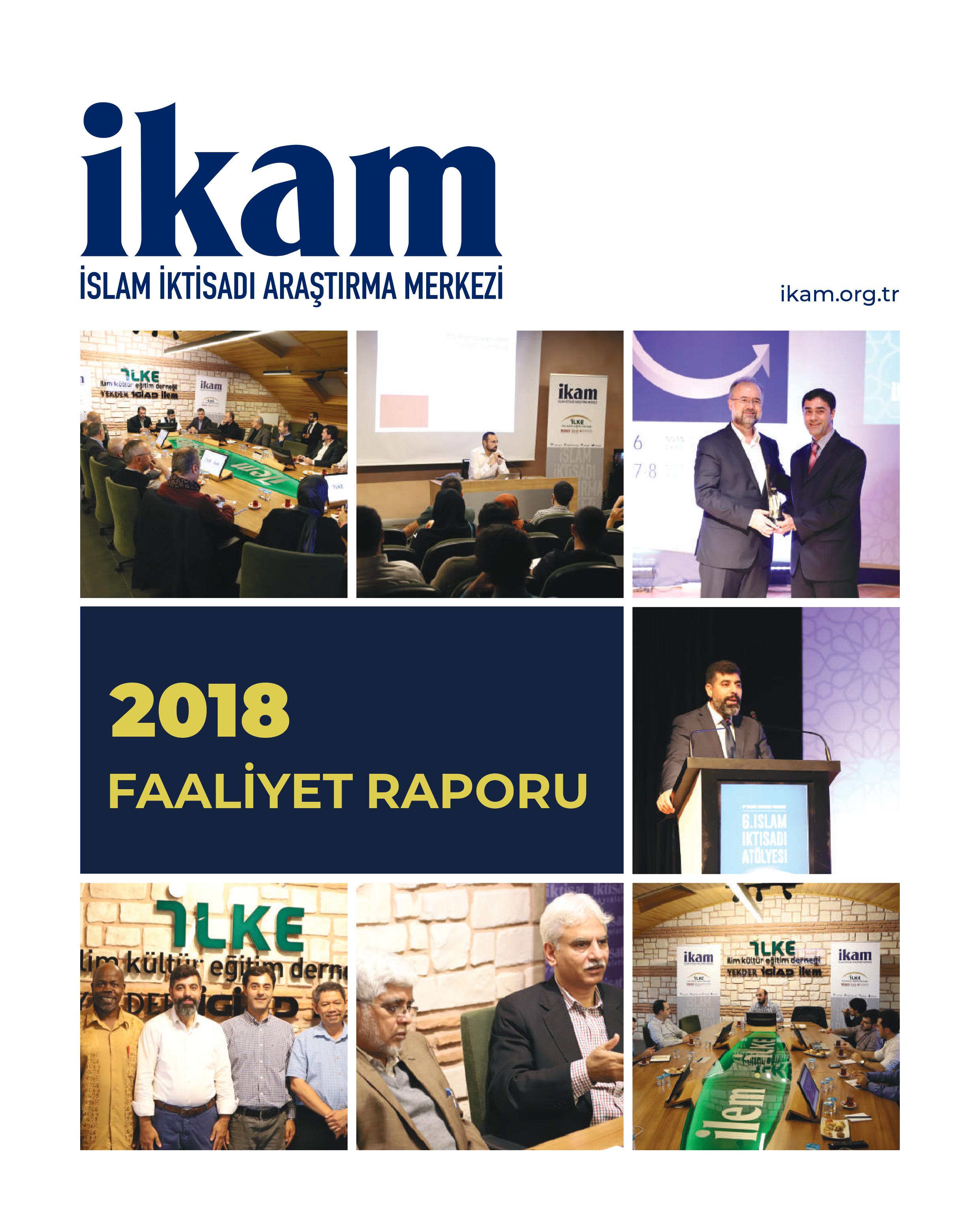 İkam 2018 Faaliyet Raporu kapağı